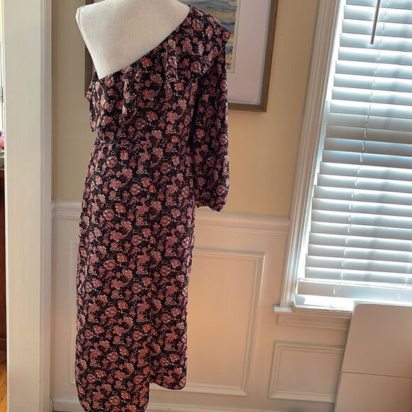 TopShop One Shoulder Dress - Hi-Lo Hem - Picture 8 of 11